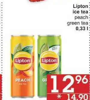 Jip Lipton ice tea peach, 0,33 l nabídka