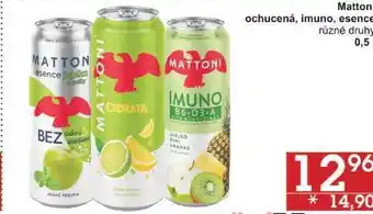 Jip Mattoni ochucená, imuno, esence různé druhy, 0,5 l nabídka