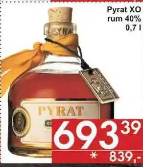 Jip Pyrat xo rum 40%, 0,7 l nabídka