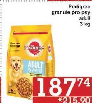 Jip Pedigree granule pro psy adult, 3 kg nabídka