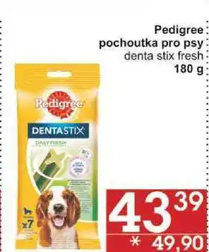 Jip Pedigree pochoutka pro psy denta stix fresh, 180 g nabídka