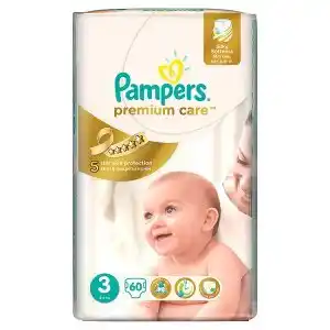 Jip Pampers premium care pleny 3 midi 60 ks nabídka