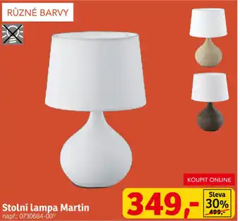 Asko Stolní lampa Martin nabídka