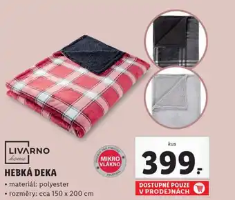 Lidl HEBKÁ DEKA nabídka