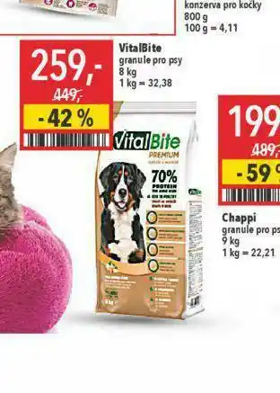 Globus Vilabite granule pro psy nabídka