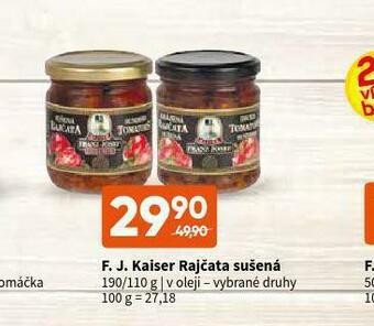 Terno F.j.kaiser rajčata sušená nabídka