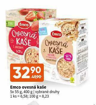 Terno Emco ovesná kaše nabídka