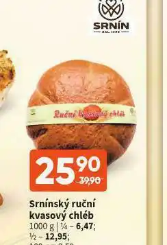 Terno Srnínský ruční kváskový chléb nabídka