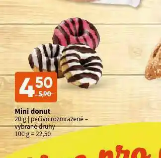 Terno Mini donut nabídka