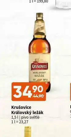 Terno Krušovice královský ležák nabídka