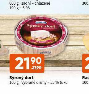 Terno Sýrový dort nabídka