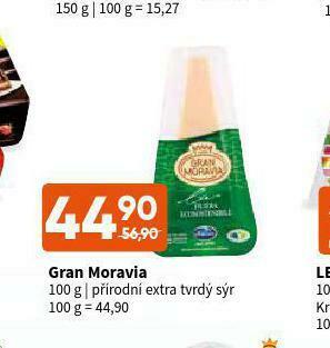 Terno Gran moravia sýr nabídka