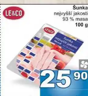 Jip Šunka nejvyšší jakosti 93% masa 100 g nabídka