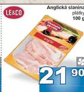 Jip Anglická slanina plátky 100 g nabídka