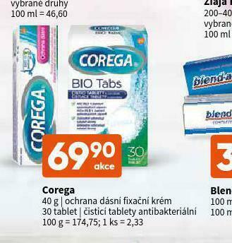 Terno Corega fixační krém nabídka