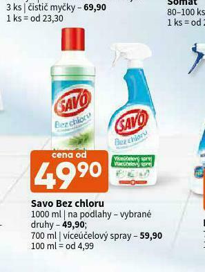 Terno Savo bez chloru na podlahy nabídka