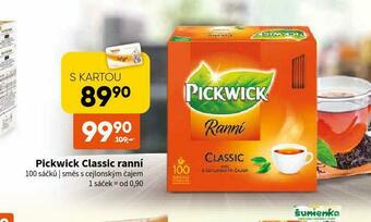 Terno Pickwick ranní čaj nabídka