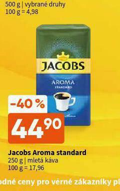 Terno Jacobs aroma standard mletá káva nabídka