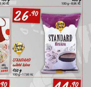 Terno Standard mletá káva nabídka
