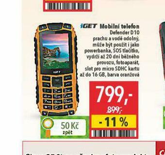 Globus Mobilní telefon iget nabídka