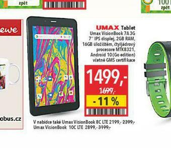 Globus Tablet umax 7" nabídka