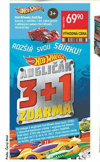 Globus Hot wheels autíčka nabídka