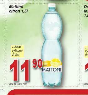 Lidl Mattoni citron nabídka