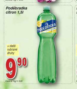 Lidl Poděbradka citron nabídka