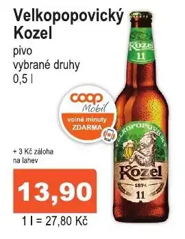 COOP DISKONT Velkopopovický Kozel nabídka