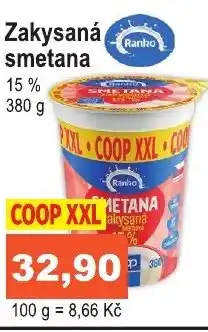 COOP DISKONT Zakysaná smetana nabídka