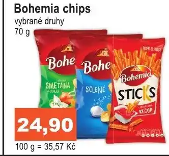COOP DISKONT Bohemia chips nabídka