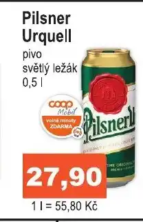 COOP DISKONT Pilsner Urquell nabídka