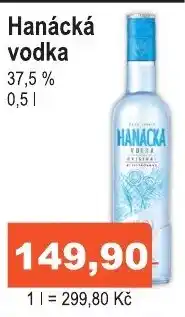 COOP DISKONT Hanácká vodka nabídka