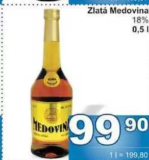Jip Zlatá medovina 18% 0,5l nabídka