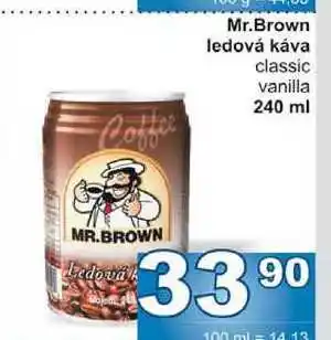 Jip Mr.brown ledová káva classic vanilla 240 ml nabídka