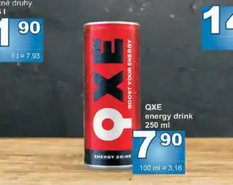Jip Qxe energy drink 250 ml nabídka