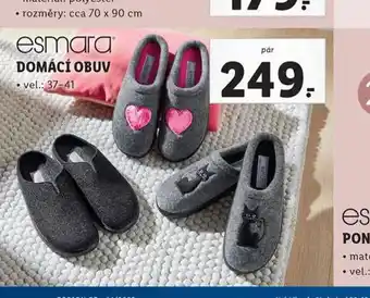 Lidl Domácí obuv nabídka