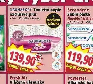 Norma Daunasoft toaletní papír nabídka