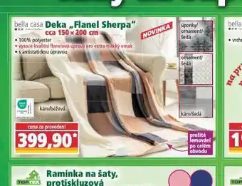 Norma Deka flanel sherpa nabídka