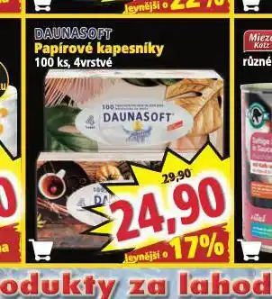 Norma Daunasoft papírové kapesníky nabídka