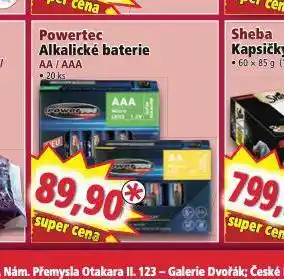 Norma Powertec alkalické baterie nabídka