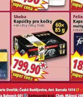 Norma Sheba kapsičky pro kočky nabídka