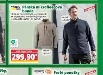 Pánská mikrofleecová bunda