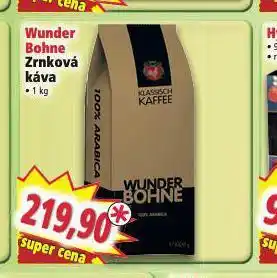 Norma Wunder bohne zrnková káva nabídka