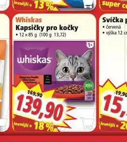 Norma Whiskas kapsičky pro kočky nabídka