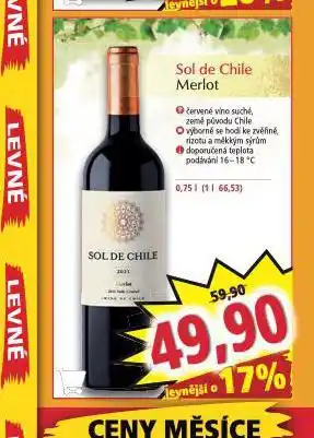 Norma Sol de chile merlot nabídka