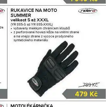 Auto Kelly Rukavice na moto summer nabídka
