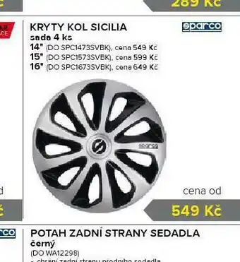 Auto Kelly Kryty kol sicilia 16&quot; nabídka