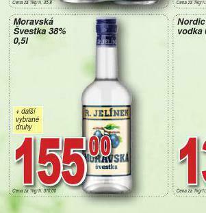 Lidl Moravská švestka 38% nabídka