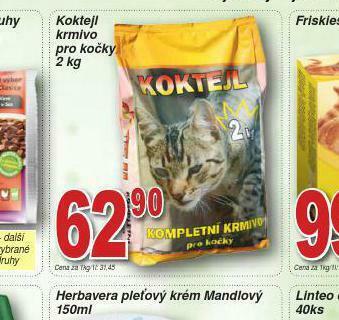 Lidl Koktejl krmivo pro kočky nabídka